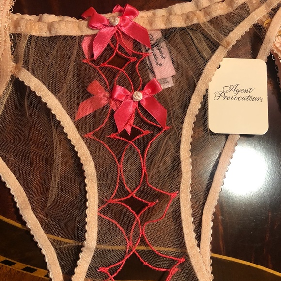 NWT Agent Provocateur LORNA 3 pcs nude/pink set - Picture 7 of 15